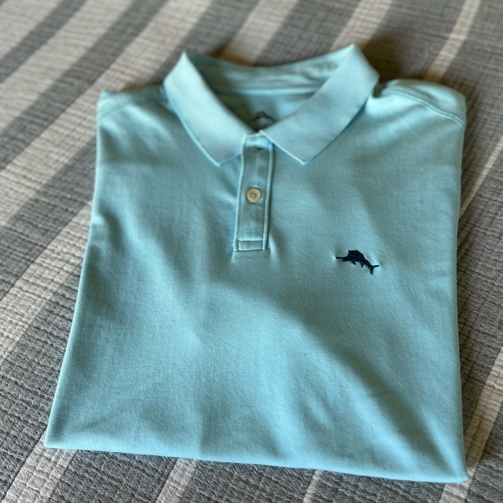 Tommy Bahama Light Blue Polo Shirt